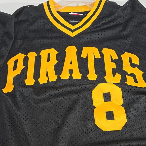 Pirates Black and Yellow Men's Jersey 56 3XL - Picture 10 of 13